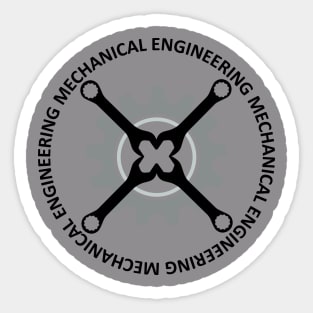 mechanical engineering mechanic engineer Sticker